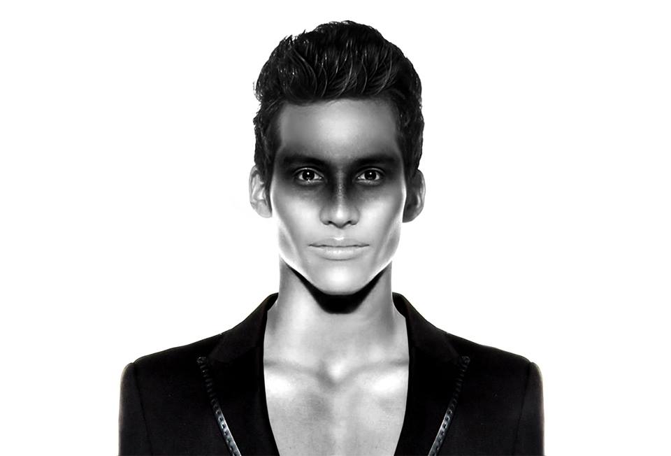 איפור, שחור לבן, סטודיו, צילום אופנה, צילומי אופנה אור אביגד